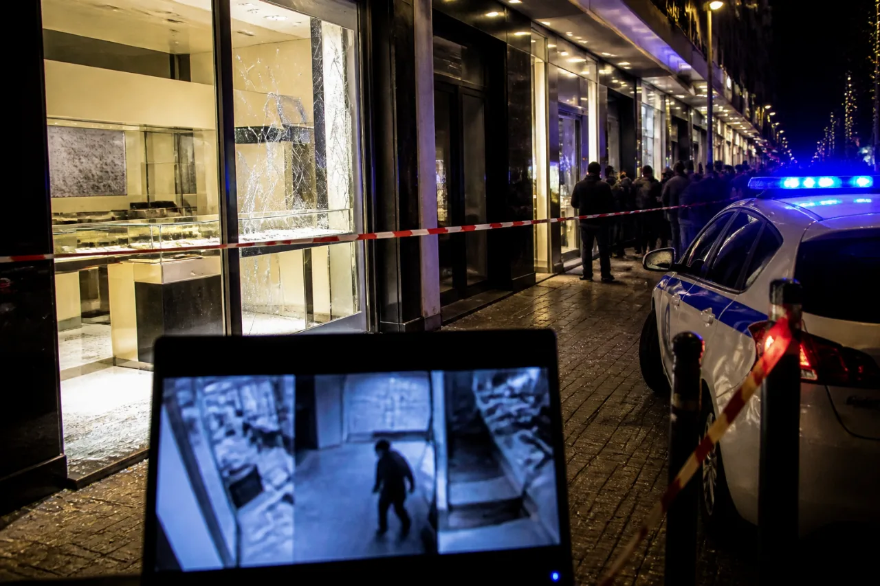 Βίντεο ντοκουμέντο και προφυλακίσεις για τη σπείρα που λεηλατούσε κοσμηματοπωλεία στον Πειραιά