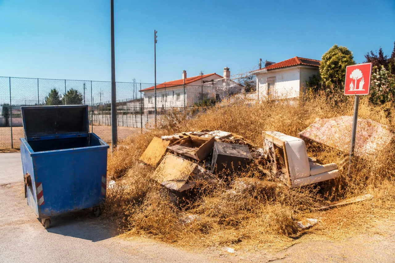 Νέα Ηράκλεια: ανεξέλεγκτα μπάζα δίπλα σε σπίτια, αυξημένος κίνδυνος πυρκαγιάς