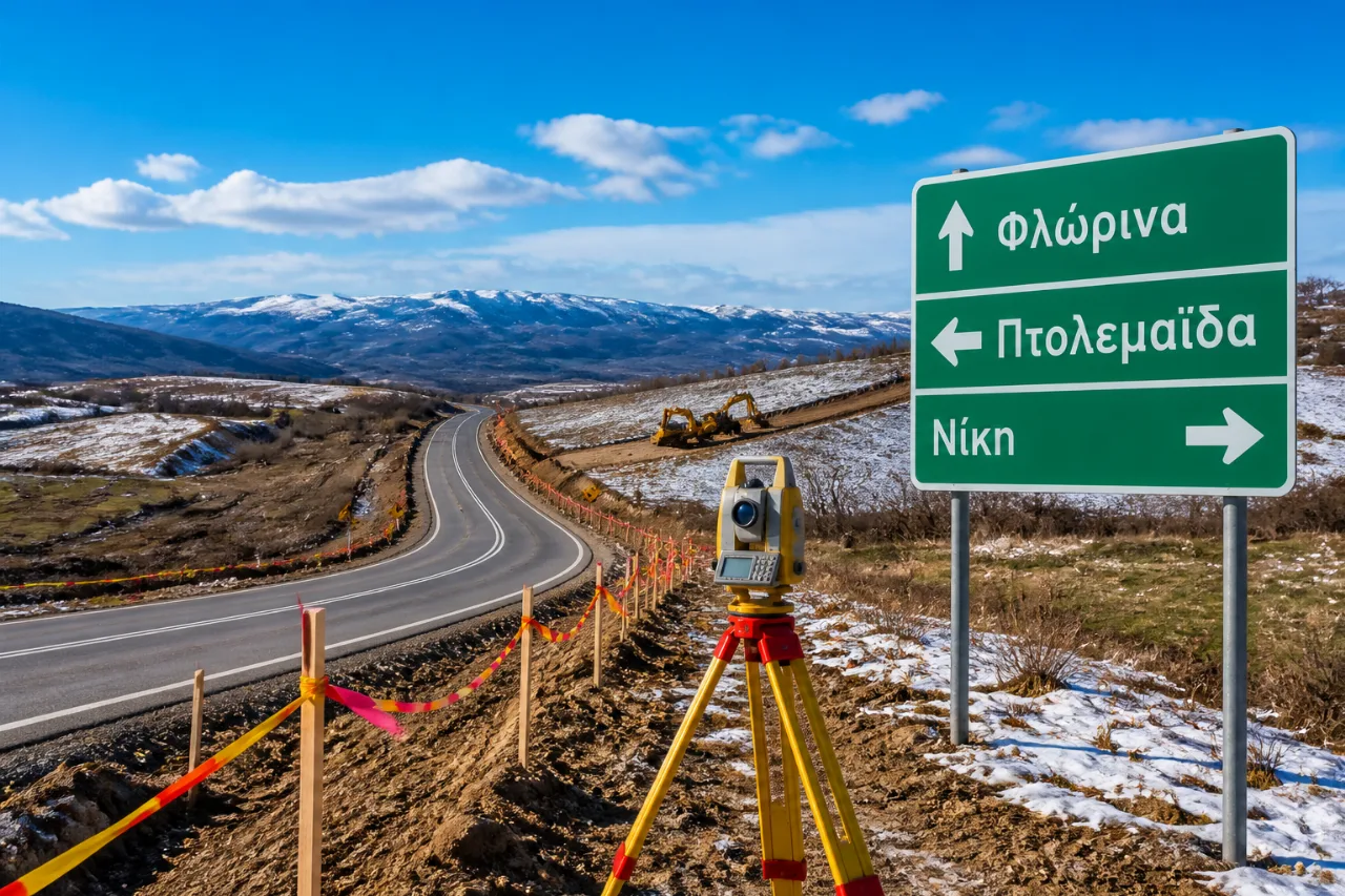 Πράσινο φως ΥΠΕΝ για τον άξονα Κοζάνη–Πτολεμαΐδα–Φλώρινα–Νίκη: κοντύτερα στην ολοκλήρωση