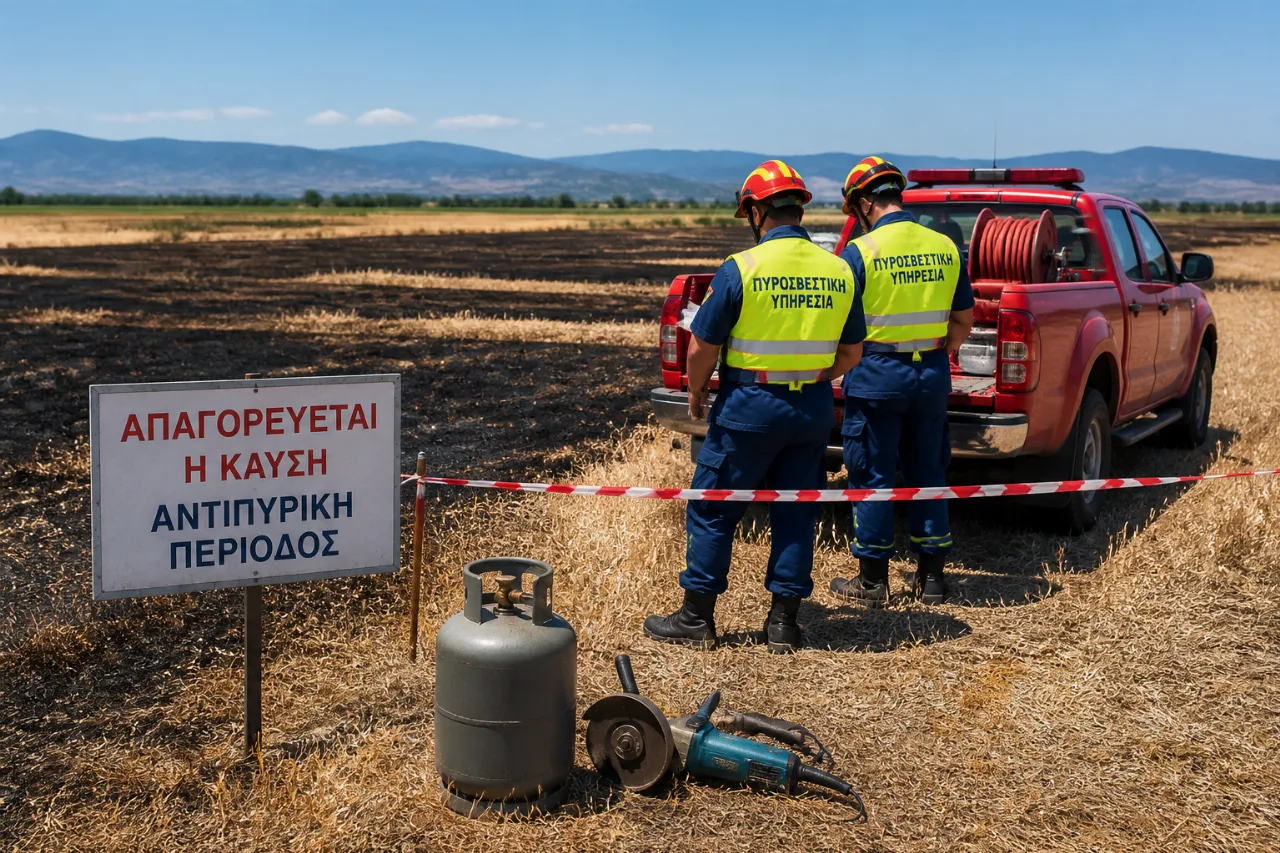 Π.Υ. Καρδίτσας: τέσσερα βαριά πρόστιμα σε δύο ημέρες για παραβάσεις στην αντιπυρική περίοδο