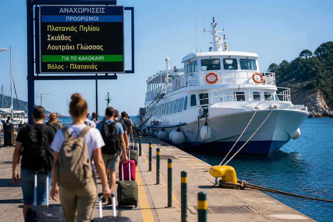 Νέα ακτοπλοϊκή σύνδεση Πηλίου–Βορείων Σποράδων: όλο τον χρόνο, με θερινή επέκταση