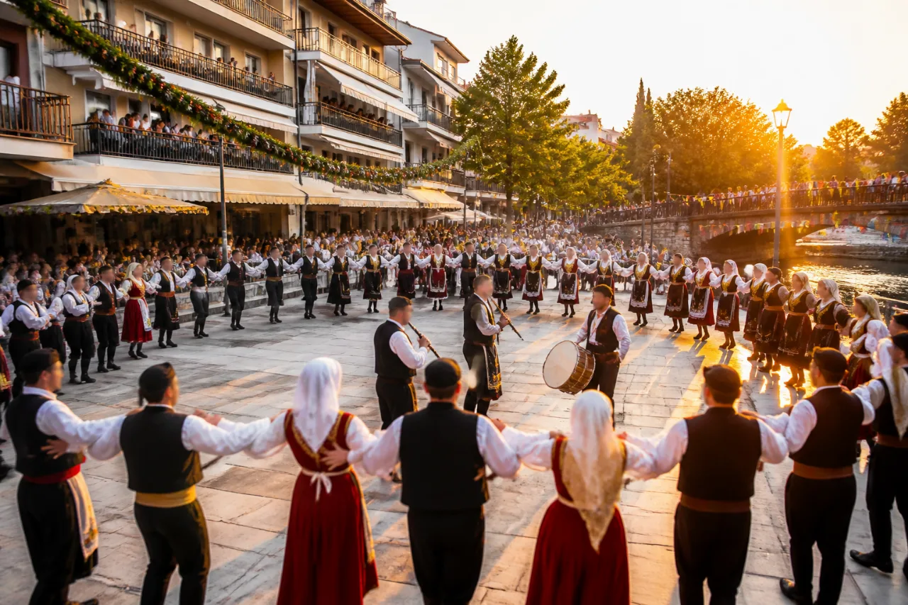 Στα Τρίκαλα χτύπησε η καρδιά του βλαχόφωνου ελληνισμού: 40ό Αντάμωμα με 1.500 χορευτές