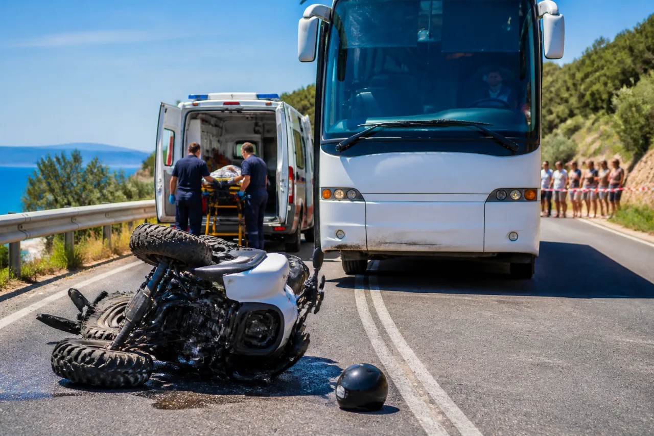 Σε κωματώδη κατάσταση 20χρονος Βρετανός μετά από σύγκρουση «γουρούνας» με πούλμαν στη Ζάκυνθο