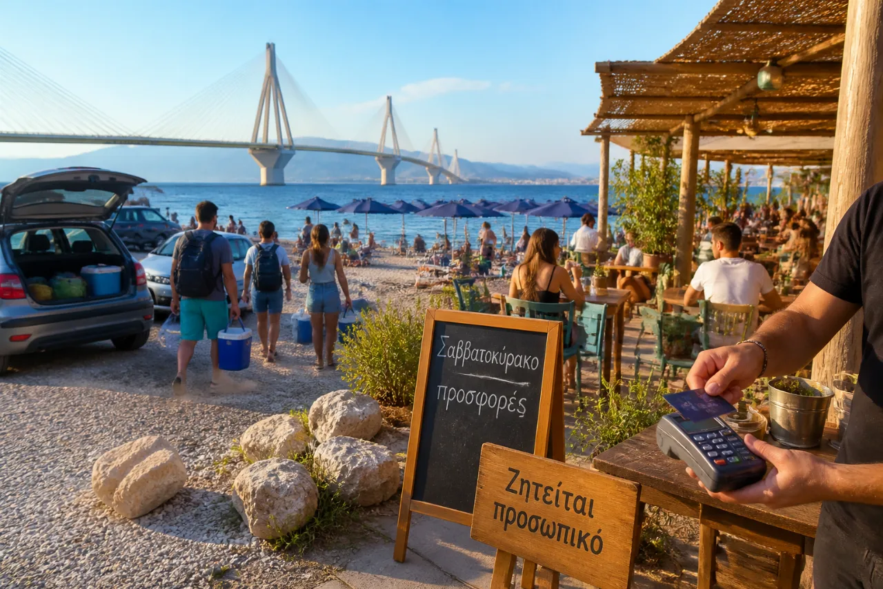 Θερινή ώθηση στην αγορά της Αχαΐας: σύντομες αποδράσεις αυξάνουν τζίρους και δουλειές