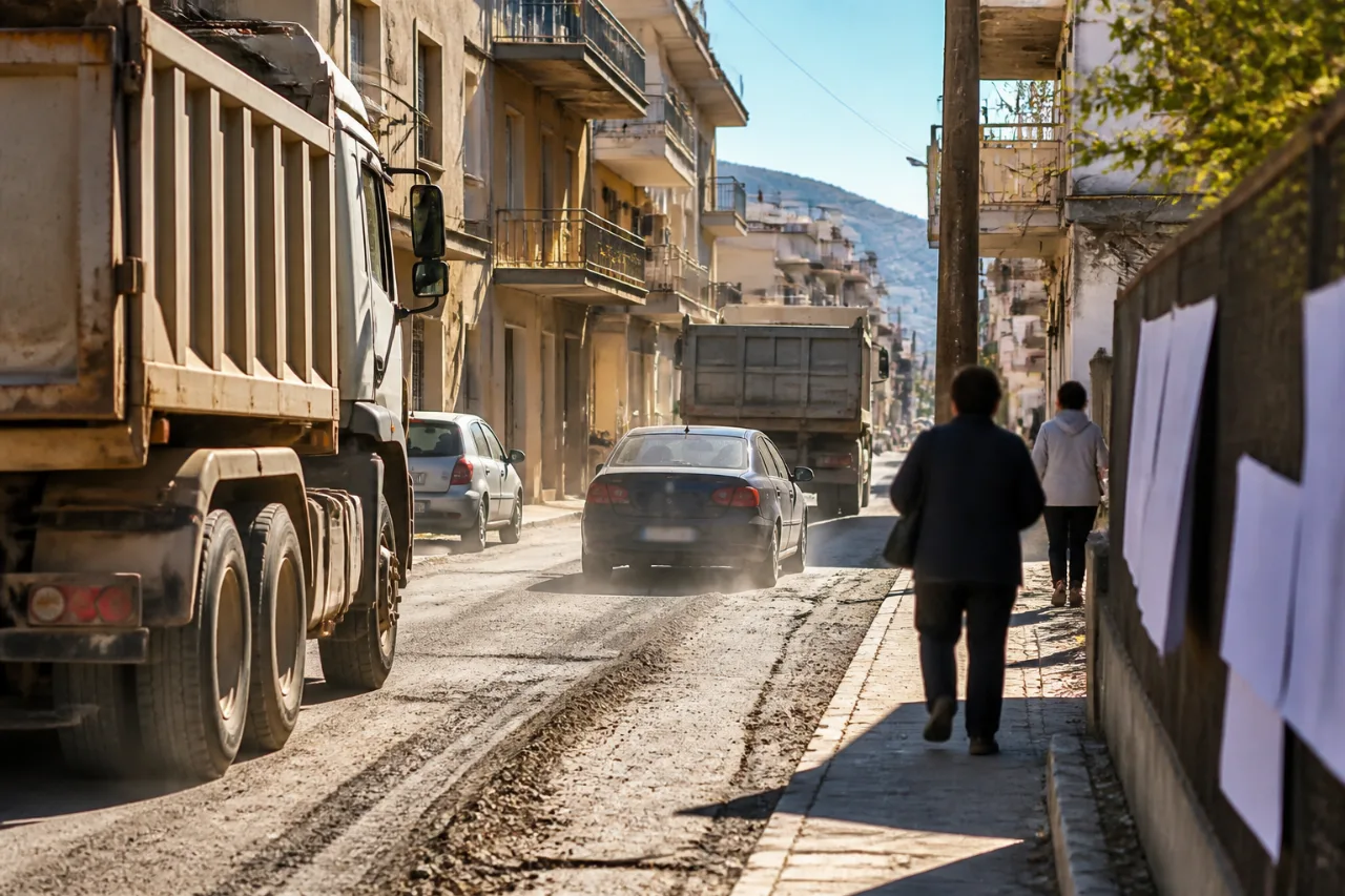 Καμίνια: Δρόμος δίπλα σε σπίτια προκαλεί κυκλοφοριακό και περιβαλλοντική ανησυχία