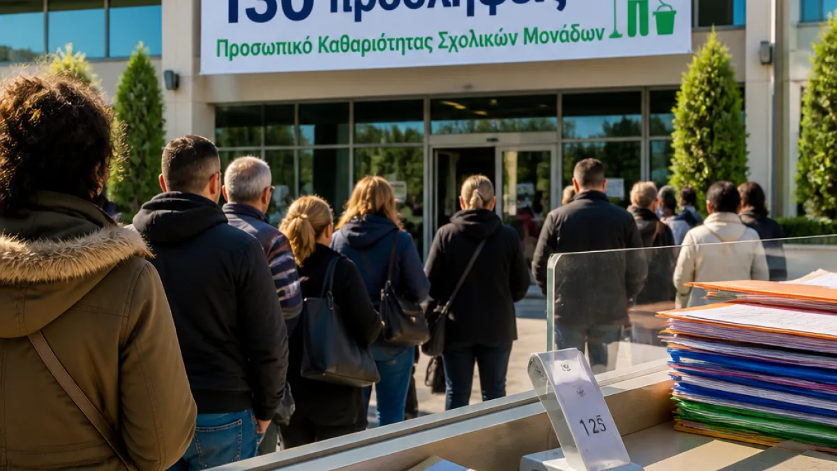 Αχαρνές: Δήμος ανακοινώνει 130 προσλήψεις καθαριστών/στριών για τα σχολεία