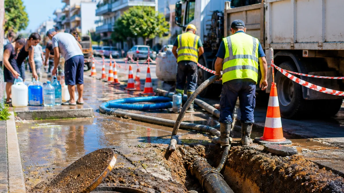 Αχαρνές: Έκτακτη διακοπή ύδρευσης λόγω βλάβης στο δίκτυο της ΕΥΔΑΠ