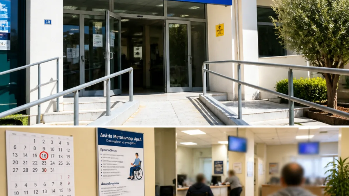 Αχαρνές: Ξεκίνησε η χορήγηση και ανανέωση των Δελτίων Μετακίνησης ΑμεΑ — οδηγίες και προθεσμία