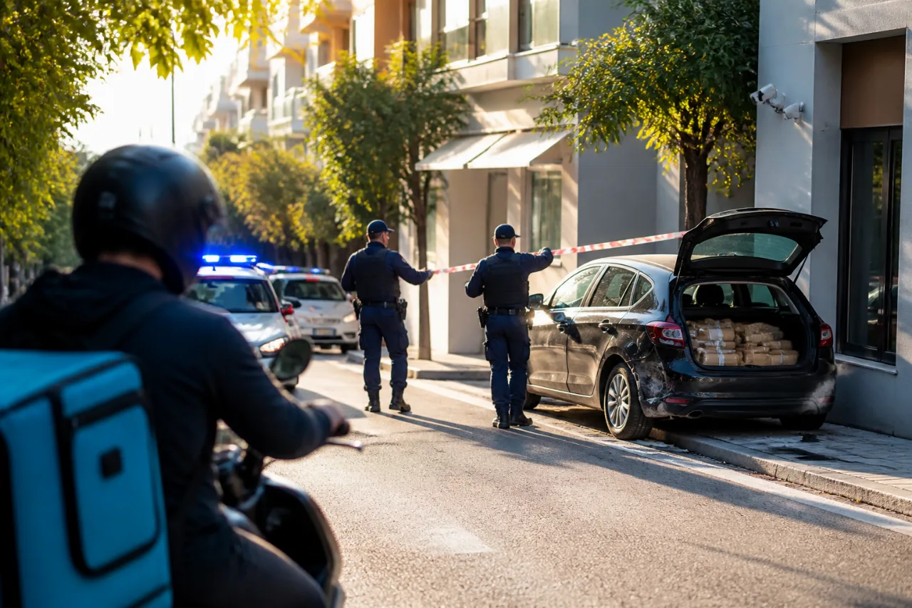 Αγία Παρασκευή: Καταδίωξη με πάνω από 61 κιλά κάνναβης — ένας συνελήφθη, ένας αναζητείται