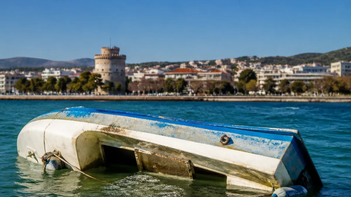 Αγνοείται 69χρονος στον Θερμαϊκό μετά από ανατροπή σκάφους ανοιχτά Επανωμής