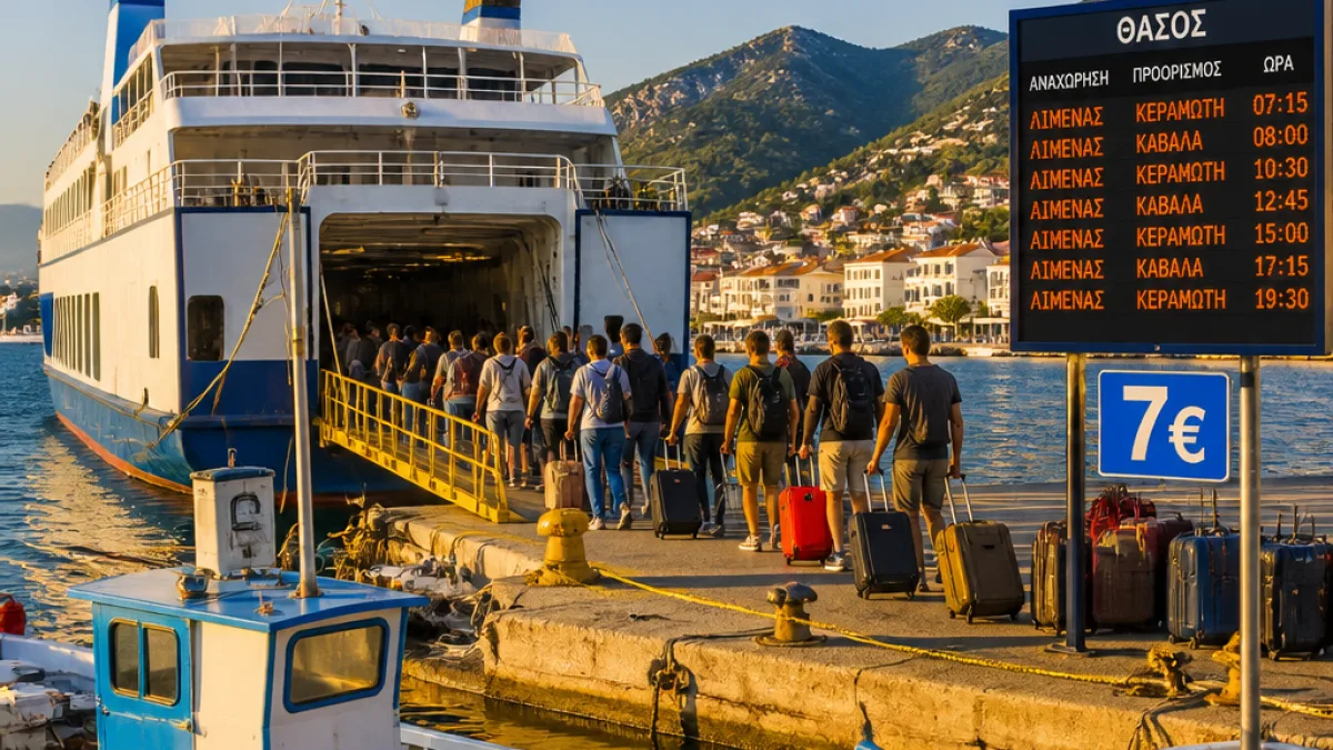 Ακτοπλοϊκά από Καβάλα: καθημερινά δρομολόγια προς Θάσο και άλλους προορισμούς