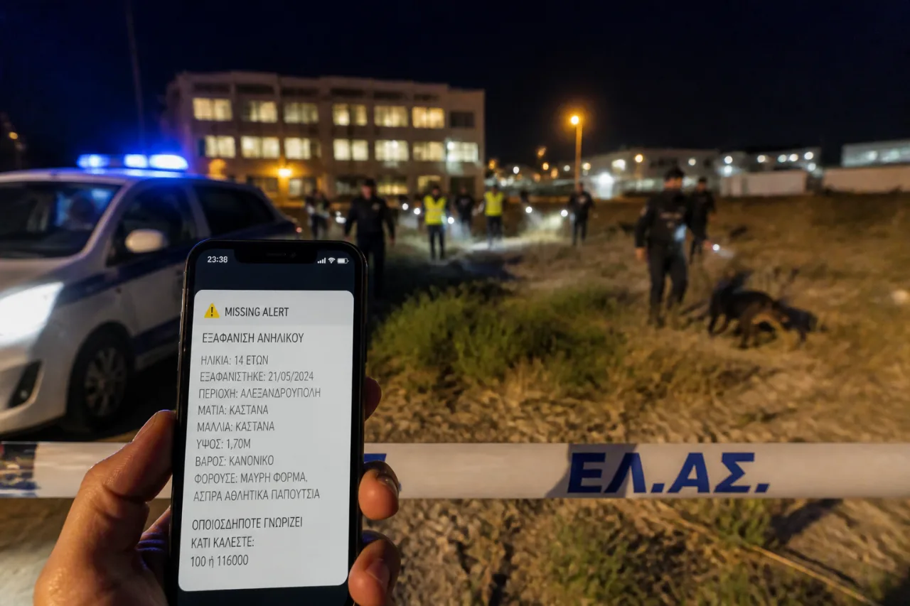 Αλεξανδρούπολη: Συναγερμός για την εξαφάνιση 14χρονου – Ενεργό το Missing Alert