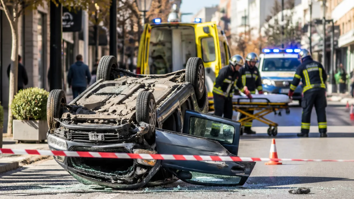 Αμαλιάδα: Ανατροπή οχήματος στην Κολοκοτρώνη με δύο εγκλωβισμένες γυναίκες