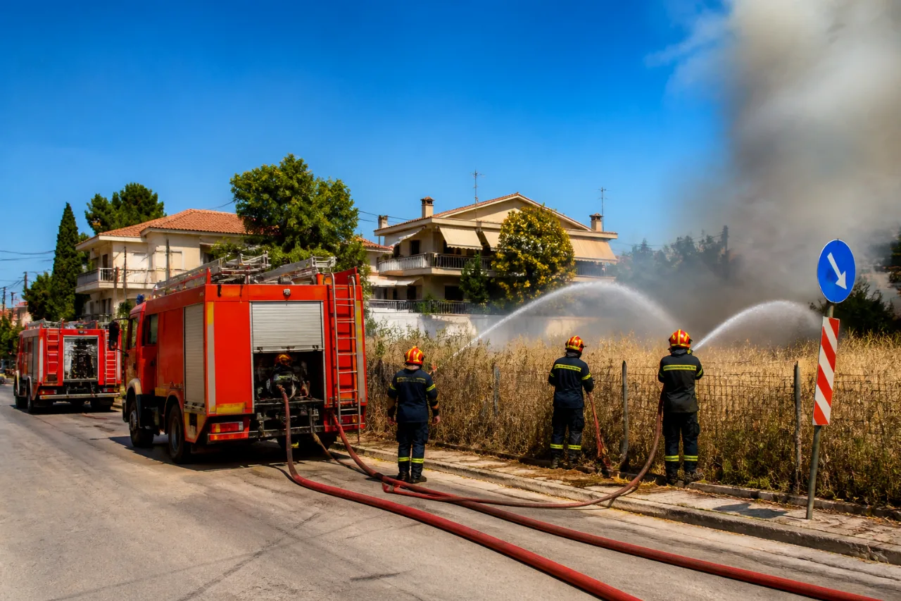 Άμεση παρέμβαση της Πυροσβεστικής στα Λεχαινά απέτρεψε επέκταση πυρκαγιάς