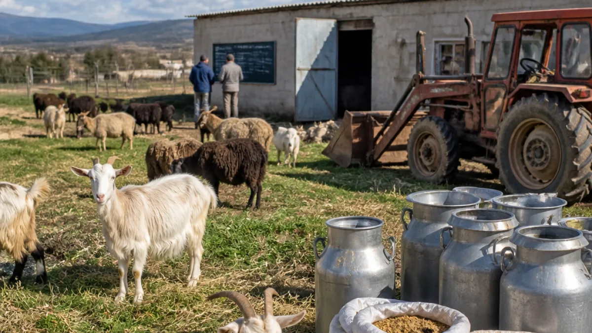 Ανάμεικτα συναισθήματα στους κτηνοτρόφους της Μαγνησίας παρά την άνοδο στις τιμές του γάλακτος