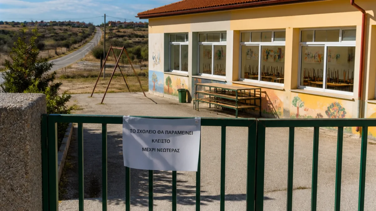 Αναστολή σε 11 σχολικές μονάδες: νέα ένδειξη της δημογραφικής συρρίκνωσης στον Έβρο