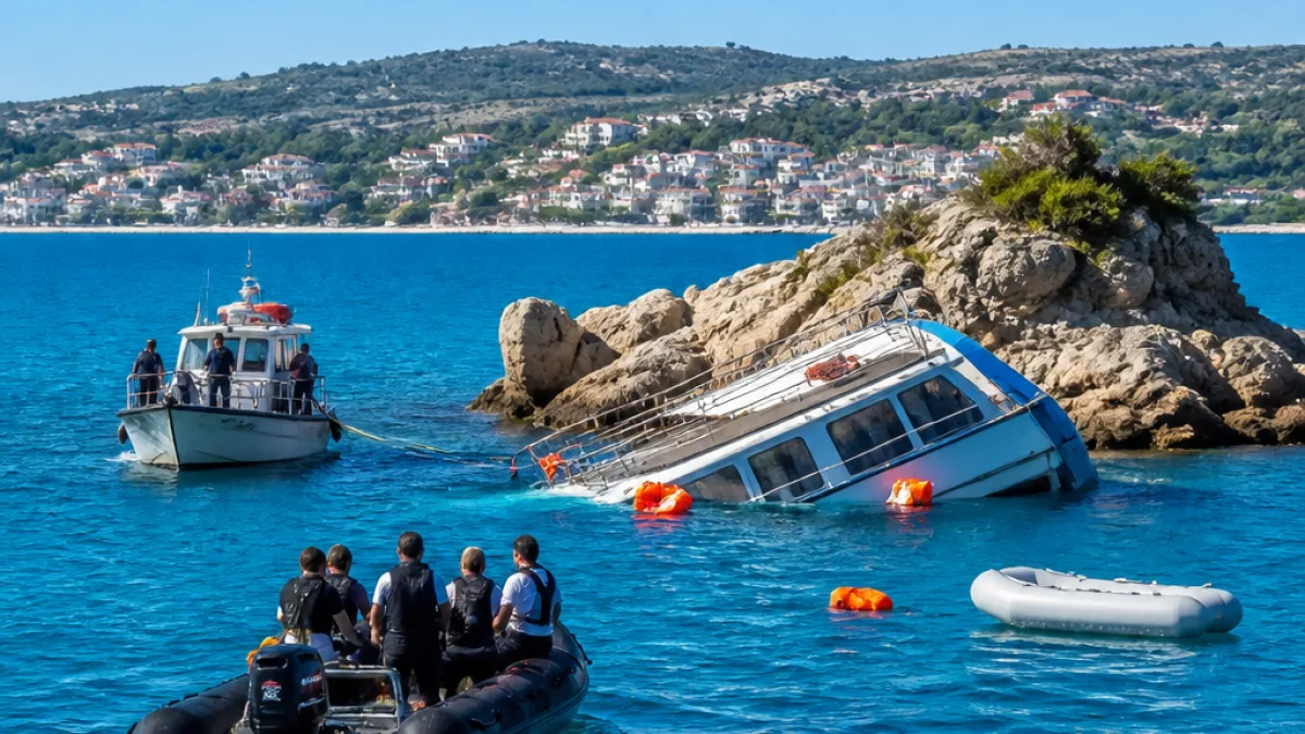 Ανατράπηκε τουριστική λέμβος κοντά στο Αμπελίτσι της Σιθωνίας — όλοι οι επιβαίνοντες σώοι