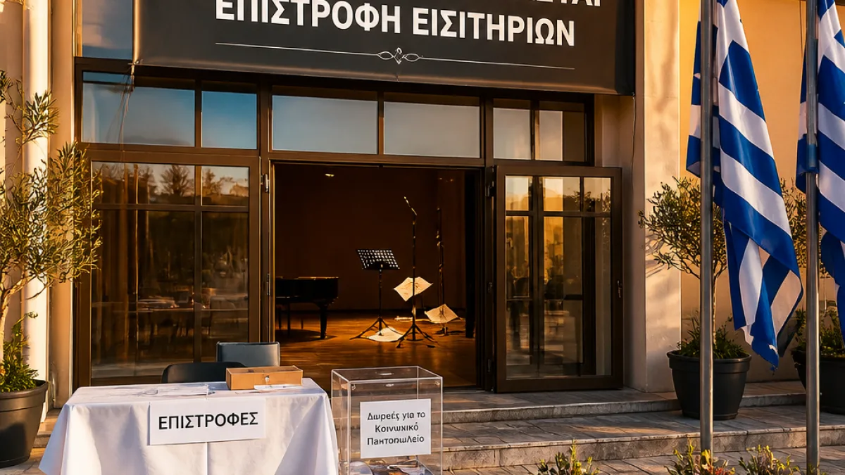 Αναβολή της συναυλίας στη Σαλαμίνα μετά τον θάνατο της συζύγου του δημάρχου