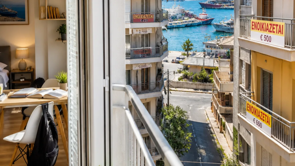 Ανεβαίνουν τα φοιτητικά ενοίκια — ο Πειραιάς καταγράφει αύξηση 8%