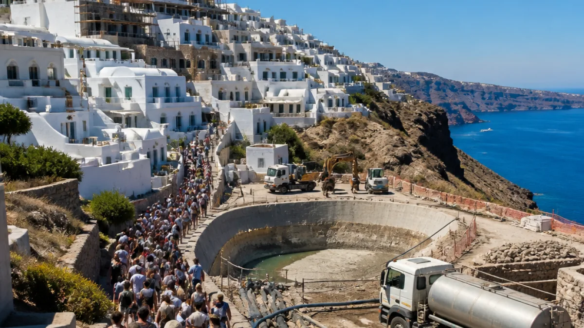 Ανεξέλεγκτη ανάπτυξη απειλεί τα νησιά — κρίση υποδομών και έλλειψη νερού