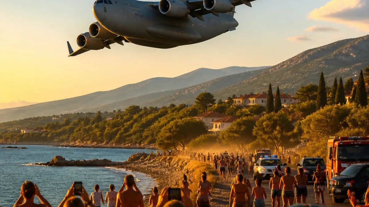 Ανησυχία από μεγάλο αεροσκάφος που πέταξε χαμηλά πάνω από την Ανατολική Φθιώτιδα
