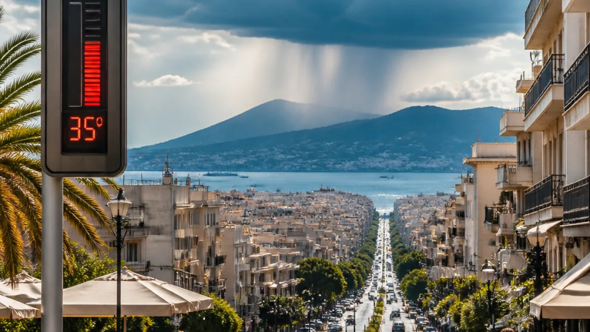 Ανοδική τάση στη θερμοκρασία σήμερα στην Αχαΐα — τοπικές βροχές στα ορεινά