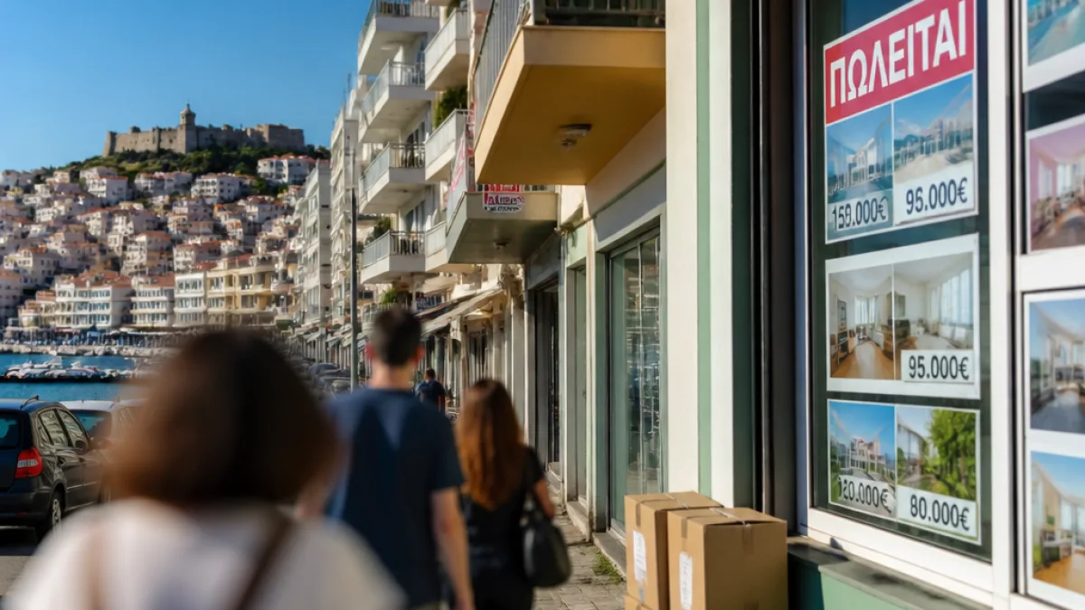 Άνοδος τιμών κατά 14% στην Καβάλα· μειώνονται όμως οι πωλήσεις κατοικιών