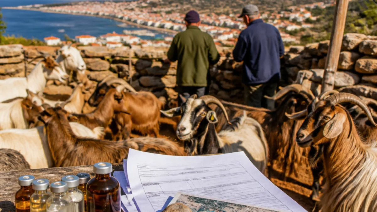 Αντιπαράθεση στη Λέσβο για τον εμβολιασμό των αιγοπροβάτων και τις ευθύνες της Ε.Ε.