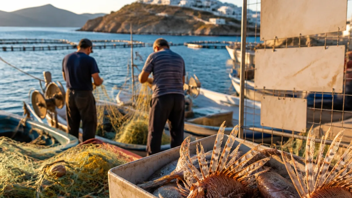 Αστυπάλαια ζητά άμεση δράση για τα εισβολικά θαλάσσια είδη και στήριξη των αλιέων