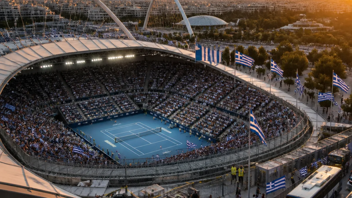 Αθήνα: Η Μαρία Σάκκαρη στο ΟΑΚΑ για το Vanda Pharmaceuticals Athens Open