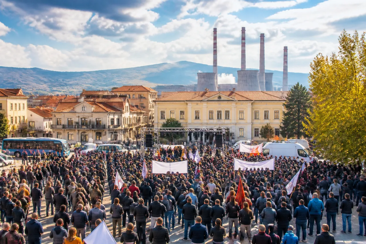Χιλιάδες στην Κοζάνη απαιτούν παράταση λειτουργίας λιγνιτικών μονάδων και δίκαιη μετάβαση