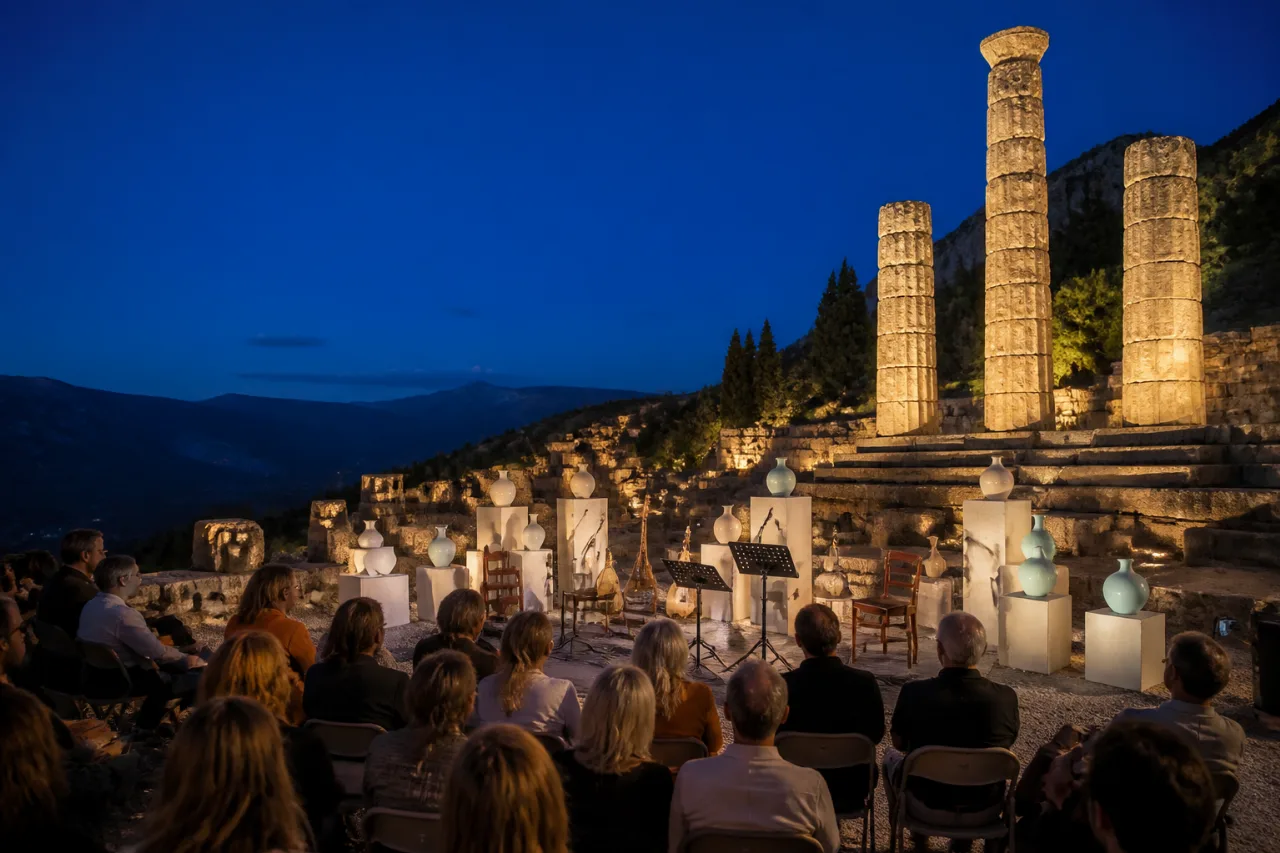 Δελφοί: μουσικοθεατρική performance στη Ρωμαϊκή Αγορά για τον Άγγελο Παπαδημητρίου