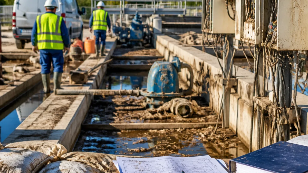 ΔΕΥΑΚ ετοιμάζει πρόταση για αποκατάσταση του βιολογικού μετά τον «Daniel» με χρηματοδότηση έως 2 εκ.€