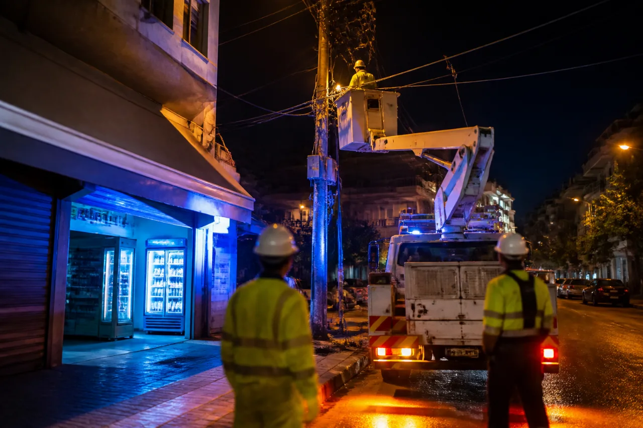 Διακοπή ρεύματος πλήττει το Περιστέρι: βλάβη σε γραμμή μέσης τάσης