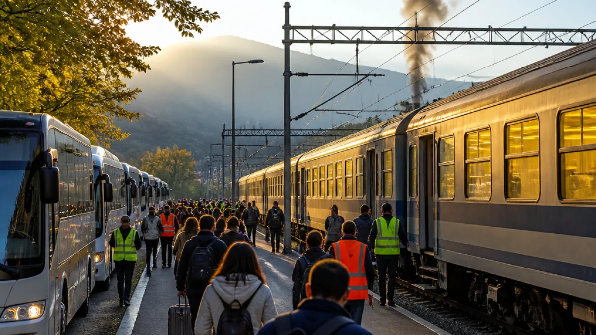 Διακοπή σιδηροδρομικών δρομολογίων στο Λιτόχωρο μετά από πυρκαγιά κοντά στις γραμμές