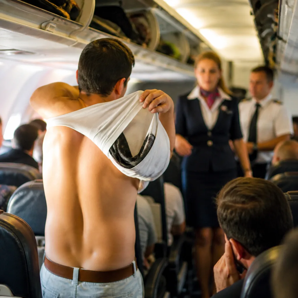 Απαίτηση της United σε επιβάτη να αλλάξει μπλούζα με αντιπολεμικό μήνυμα προκάλεσε καταγγελία