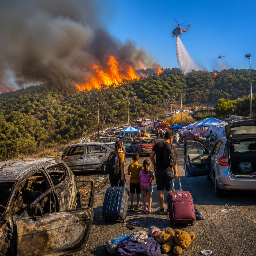 Φονική δασική πυρκαγιά στην Αλμερία: τουλάχιστον 12 νεκροί, 23 αγνοούμενοι και μαζικές εκκενώσεις