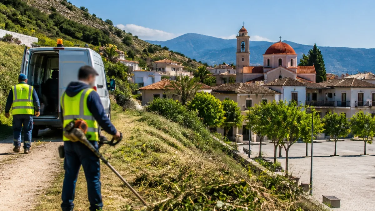 Δήμος Δυτικής Αχαΐας: εκτεταμένοι καθαρισμοί για μείωση κινδύνου πυρκαγιών