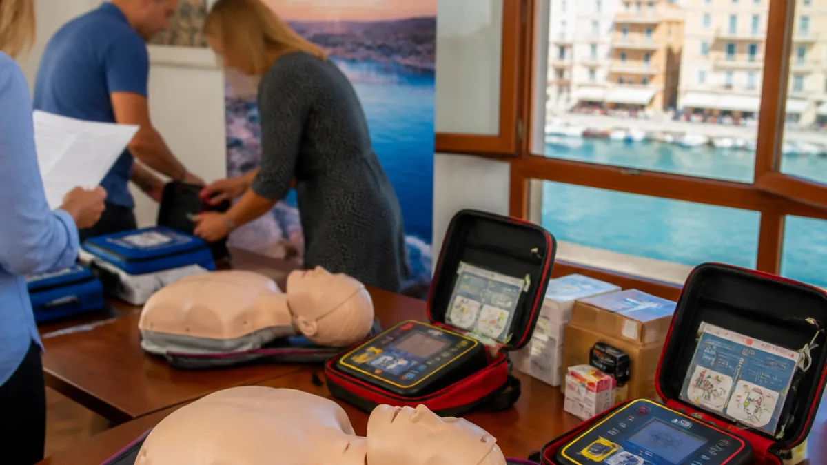 Δύο εκπαιδευτικοί απινιδωτές και προπλάσματα στον Αγ. Νικόλαο στο πλαίσιο του προγράμματος «ΖΩΗ»