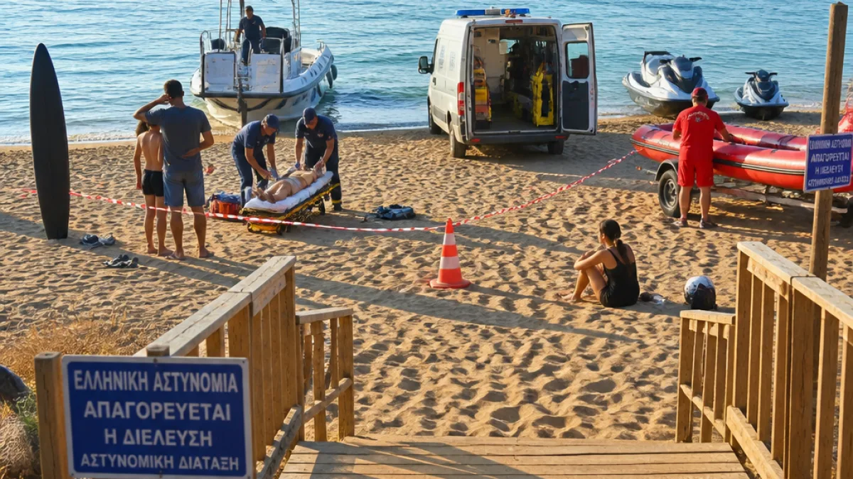 Δύο παραθαλάσσια περιστατικά στην Κασσάνδρα με τραυματισμούς και συλλήψεις