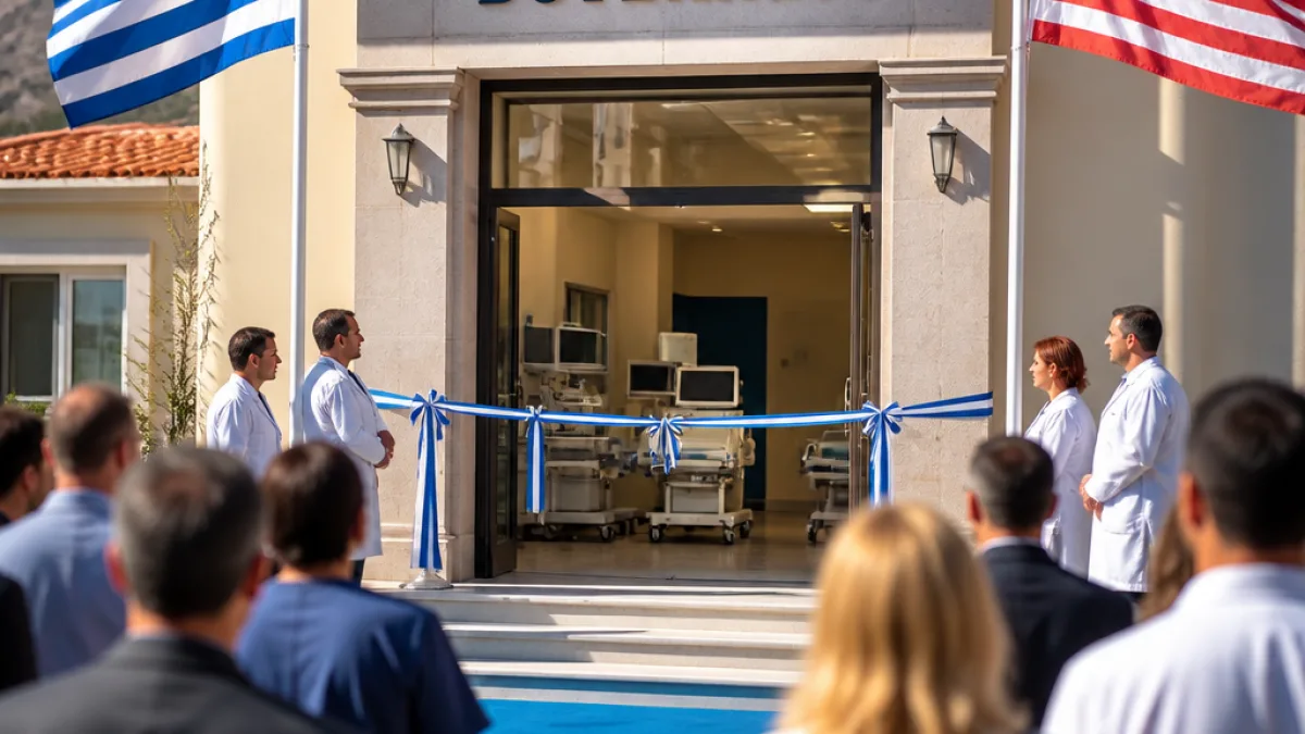 Εγκαίνια ανανεωμένου ΤΕΠ στο Βουβάλειο με την επίσκεψη Γεωργιάδη και Αμερικανών βουλευτών