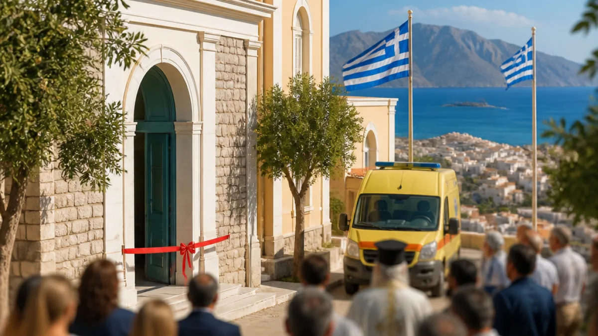 Εγκαινιάστηκε το ανακαινισμένο ΤΕΠ στο «Βουβάλειο» της Καλύμνου