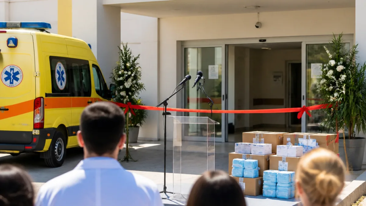 Εγκαινιάστηκε το ανακαινισμένο ΤΕΠ του «Βουβάλειου» στην Κάλυμνο — έμφαση στη στελέχωση