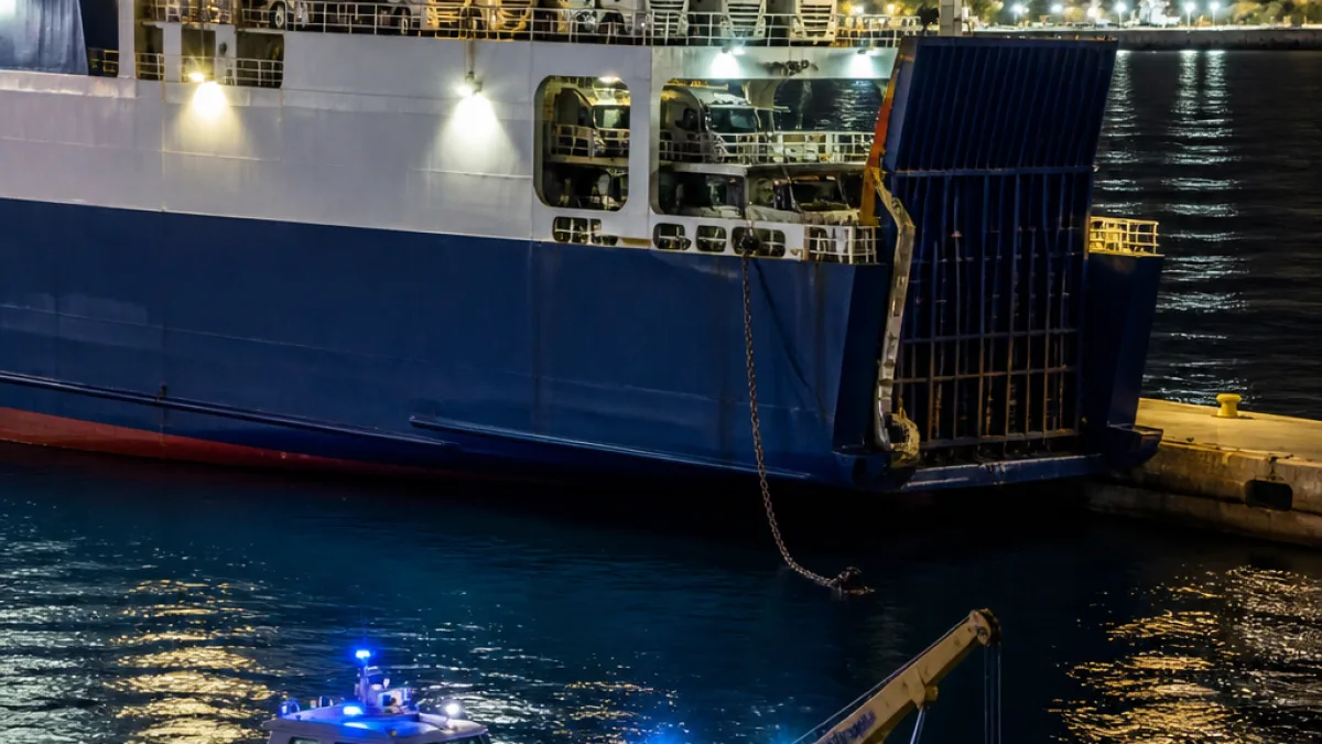 Εμπλοκή άγκυρας στο Αθηνιό ανάγκασε αποκόλληση και έλεγχο του πλοίου «ΤΑΛΩΣ»