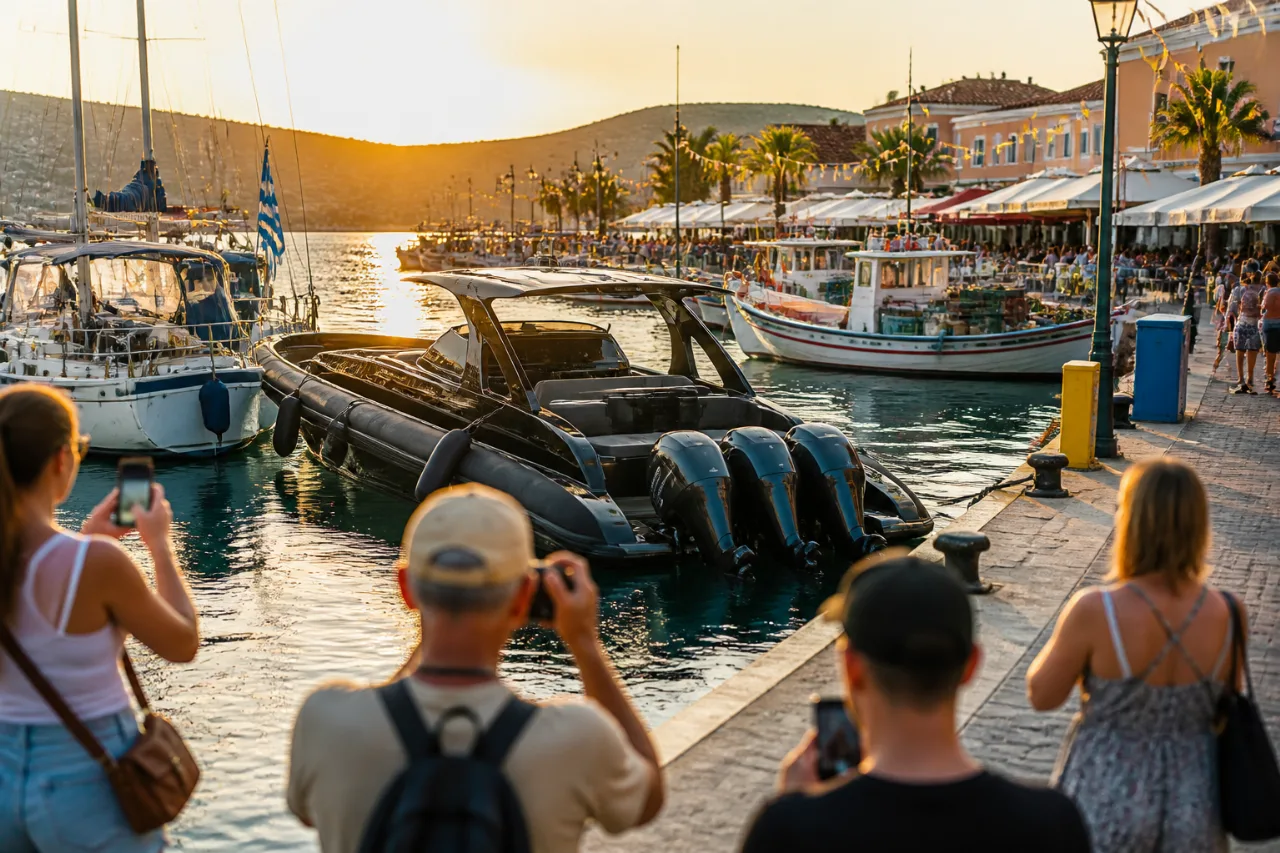 Εντυπωσιακό BRABUS Shadow στο Αργοστόλι: μάτια στραμμένα στο λιμάνι