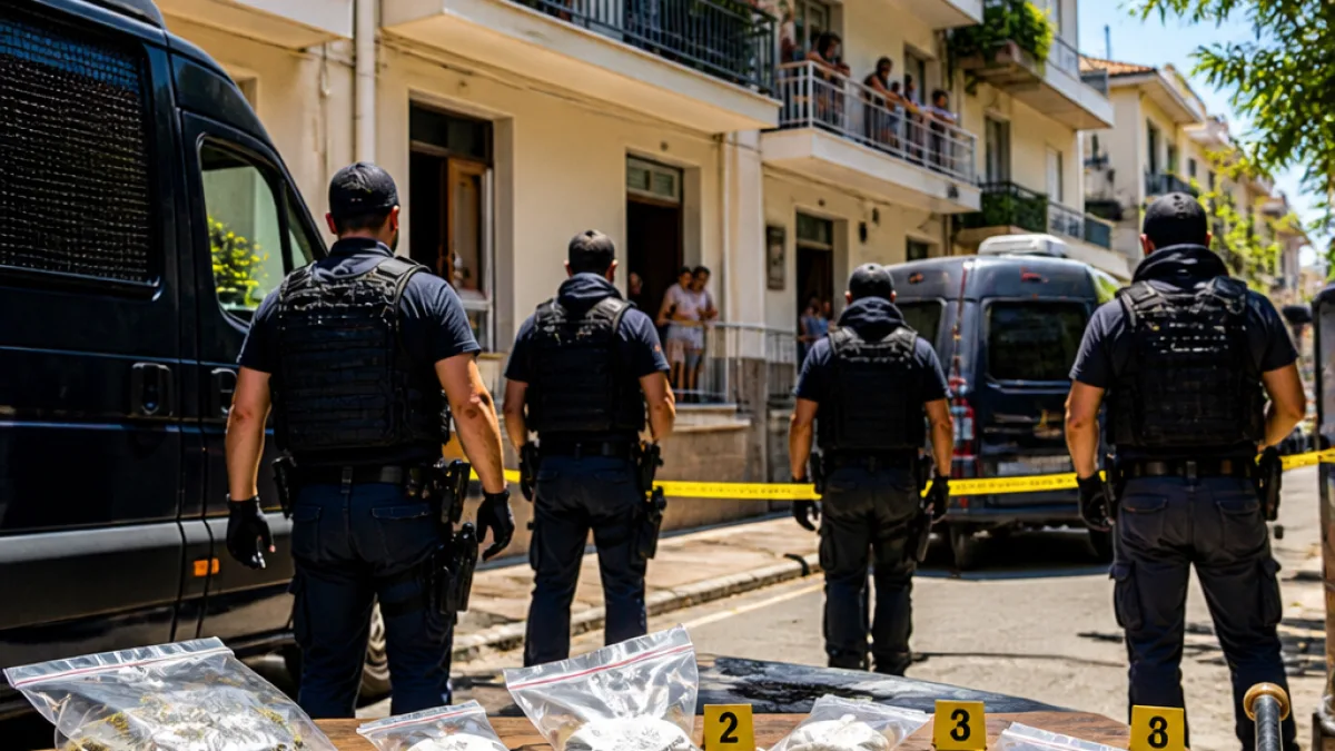 Επιχείρηση της Αστυνομίας σε Πάτρα και Ηλεία: πέντε προσαγωγές, κατασχέσεις όπλων και ναρκωτικών