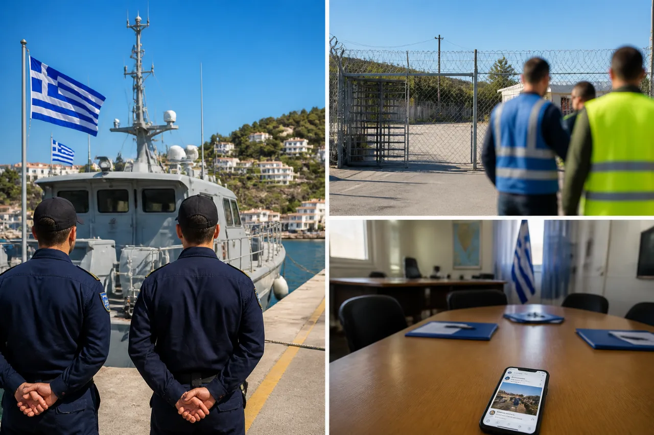 Επίσκεψη Παππά στη Λέρο: συναντήσεις σε δομές ασφαλείας και στη δομή φιλοξενίας