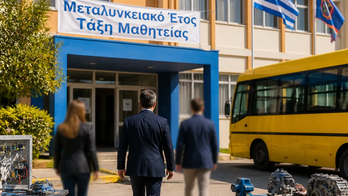 Επίσκεψη υφυπουργού Παιδείας σε σχολικές μονάδες της Καρδίτσας: έμφαση στην επαγγελματική εκπαίδευση