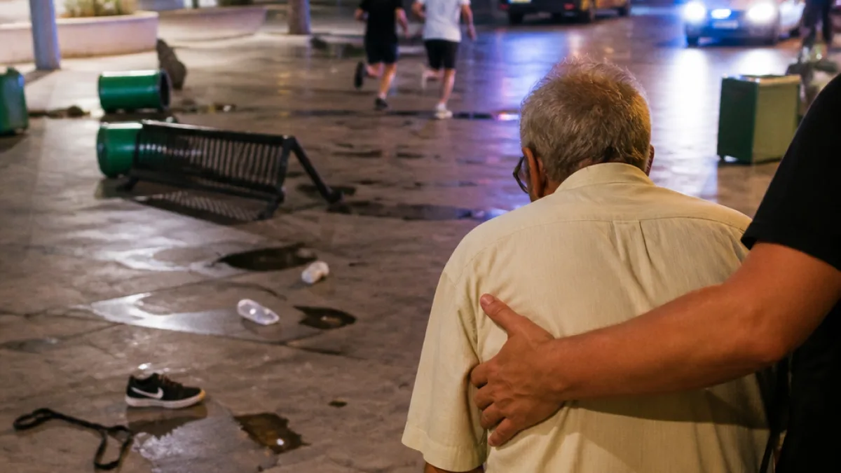Επίθεση στον Πύργο: 65χρονος στο νοσοκομείο μετά από κλωτσιά στην πλατεία