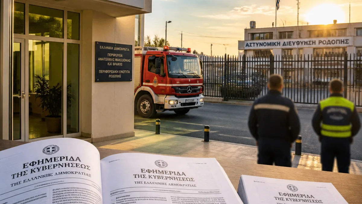 Ερώτηση στη Βουλή για τη διαφορετική αντιμετώπιση πυροσβεστών και αστυνομικών στη Ροδόπη